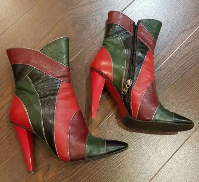 Женские ботильоны и сапоги с вышивкой - Обувь (Одежда) в Химки