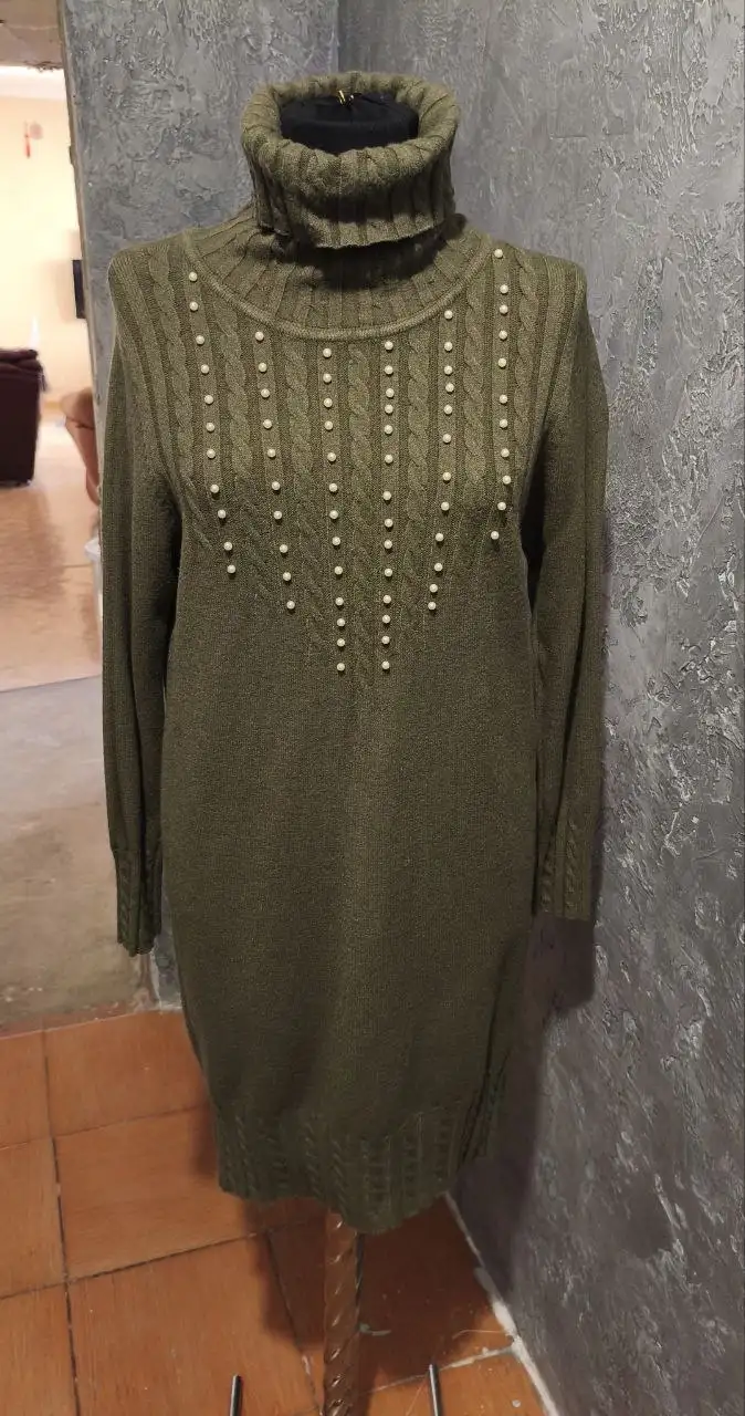 Теплое новое платье из Италии размер 44-46 - Платья (Одежда) в Зеленоград