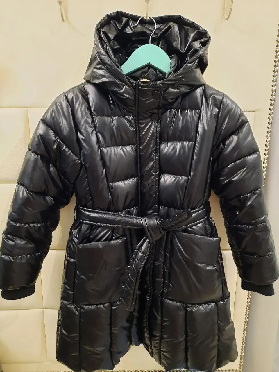 Шикарная тёплая куртка-пальто размер 150 см - Верхняя одежда (Одежда) в Химки