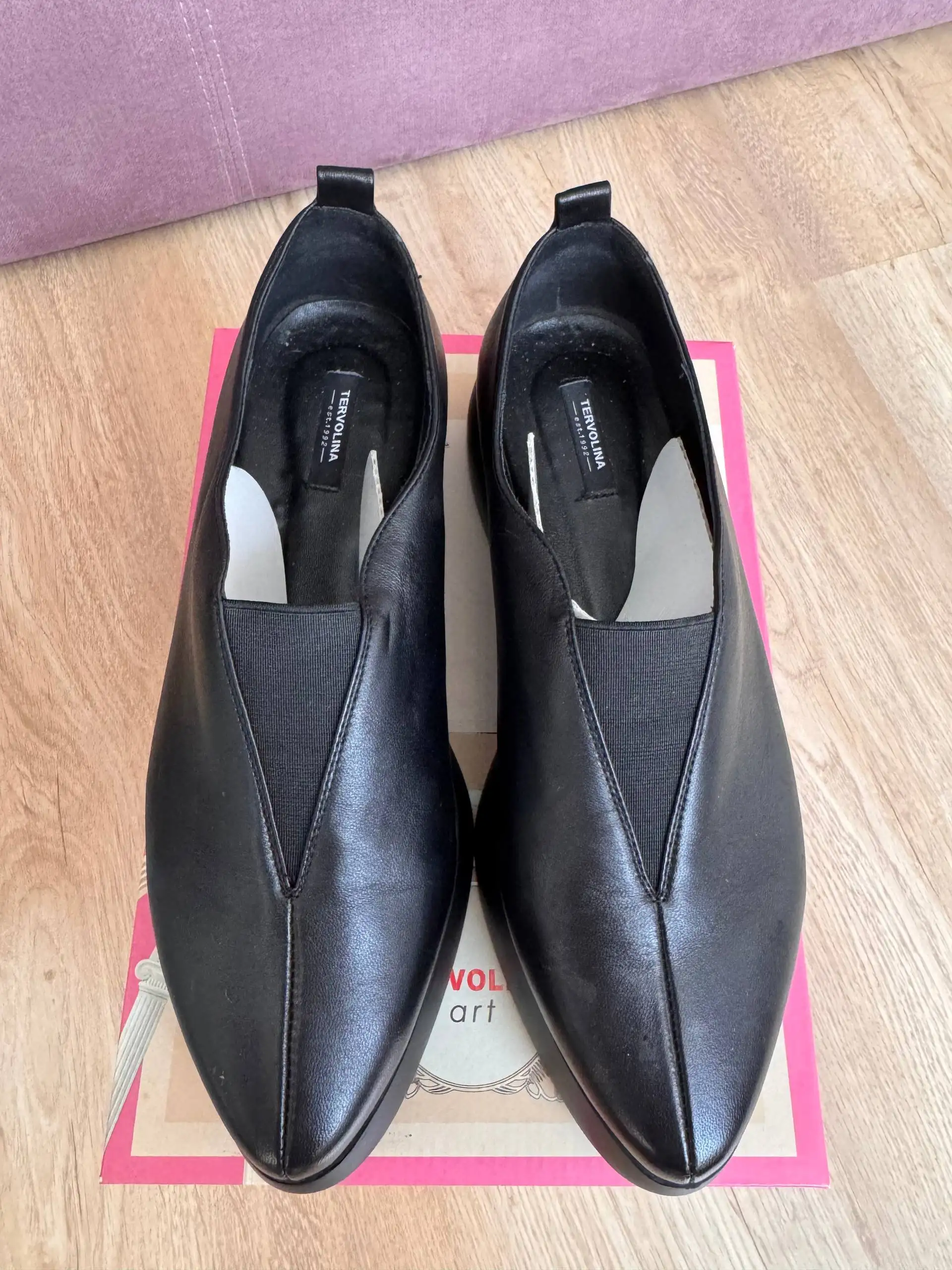 Кожаные лоферы Tervolina 39 размер - Обувь (Одежда) в Химки