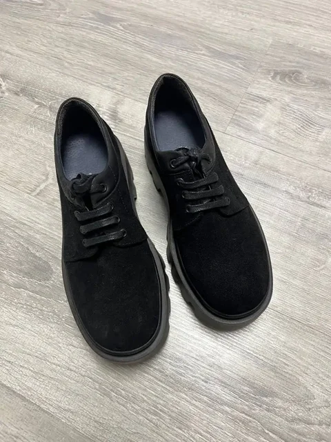 Туфли La Grandezza из натуральной замши и кожи размер 38,5 - Штаны/Брюки в Химки