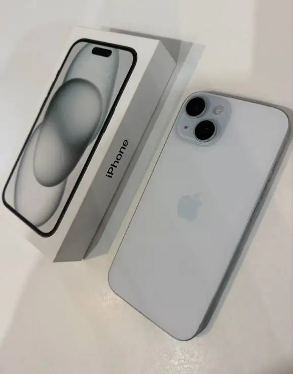 Продам iPhone 15 256 ГБ голубой - Смартфоны (Электроника) в Химки