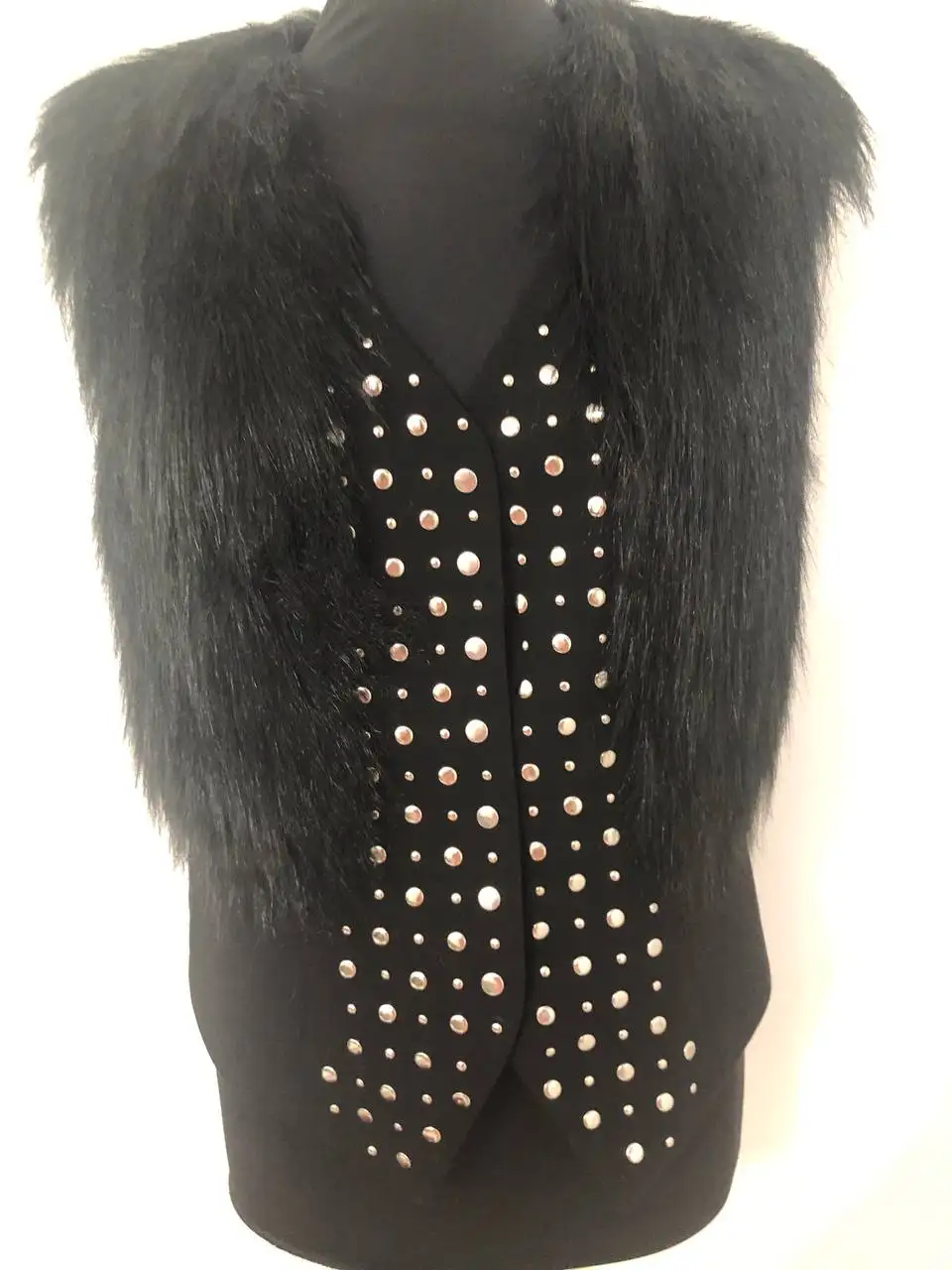 Меховая жилетка на подкладке, размер 46-48 - Женская одежда (Одежда) в Химки