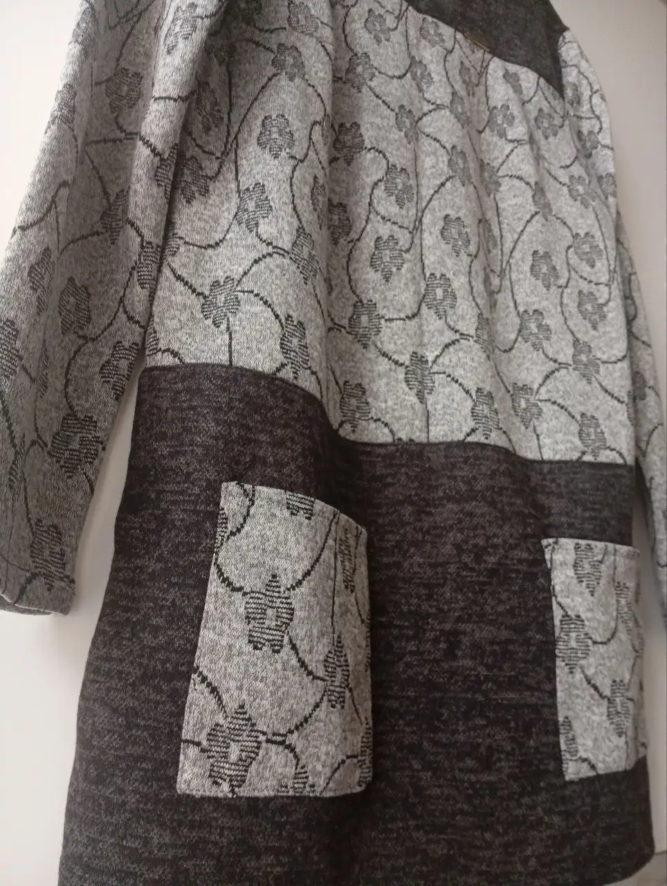 Трикотажная туника с цветочным узором - Женская одежда (Одежда) в Химки