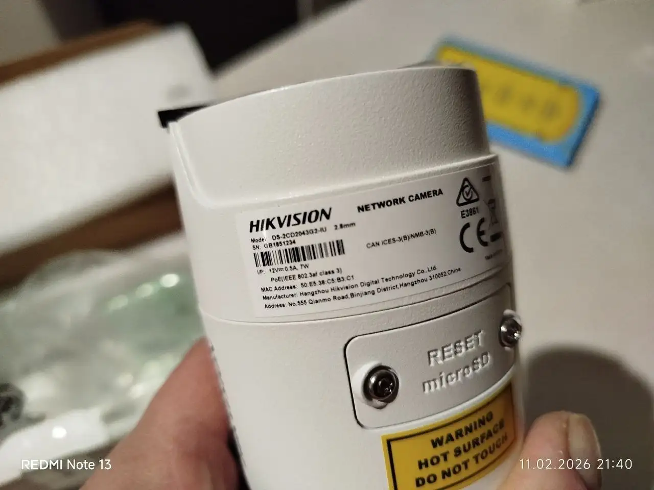 Новая видеокамера наружная в упаковке - Видеокамеры (Электроника) в Химки