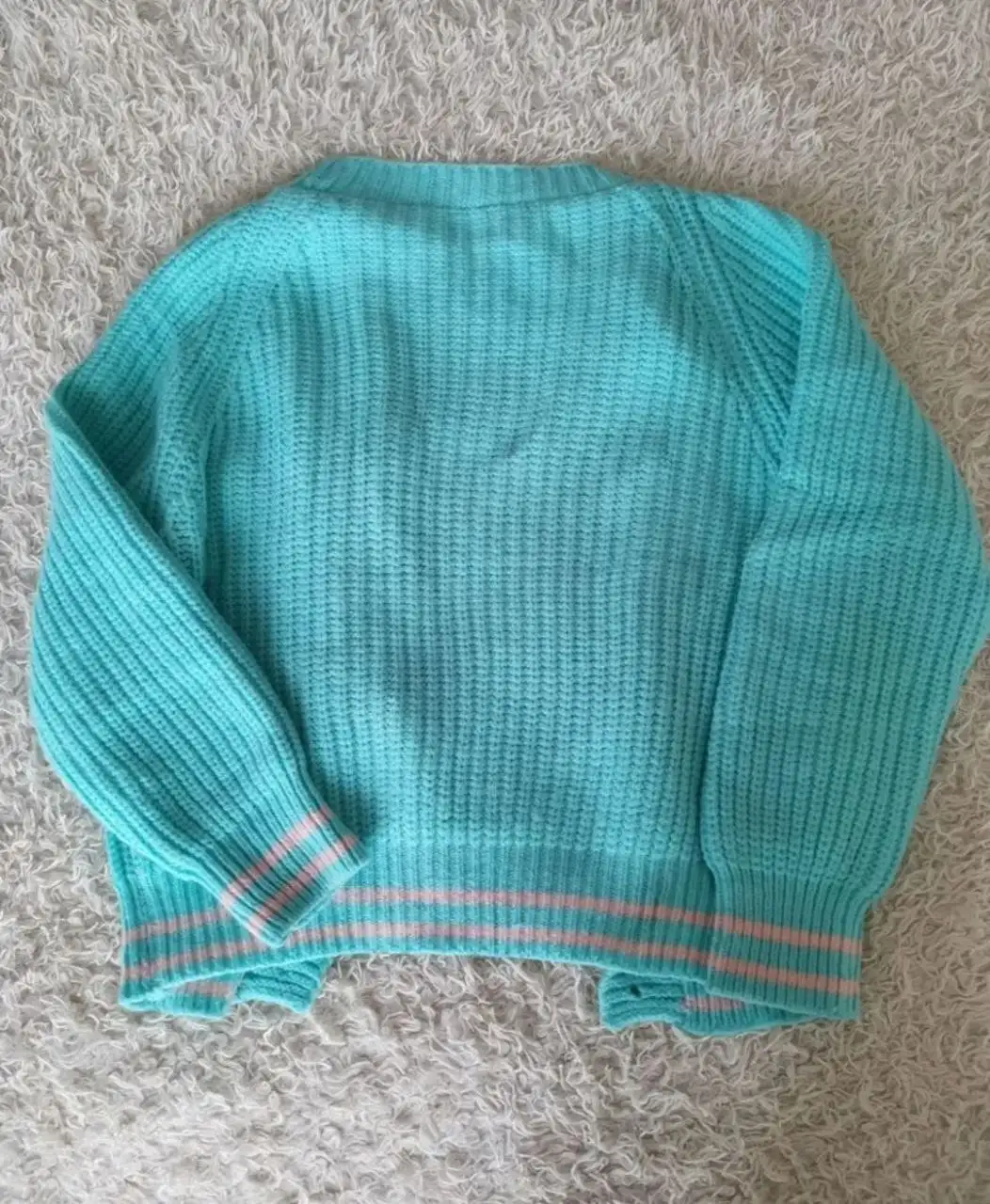 Кардиган вязаный голубой размер 44-46 - Верхняя одежда (Одежда) в Нахабино