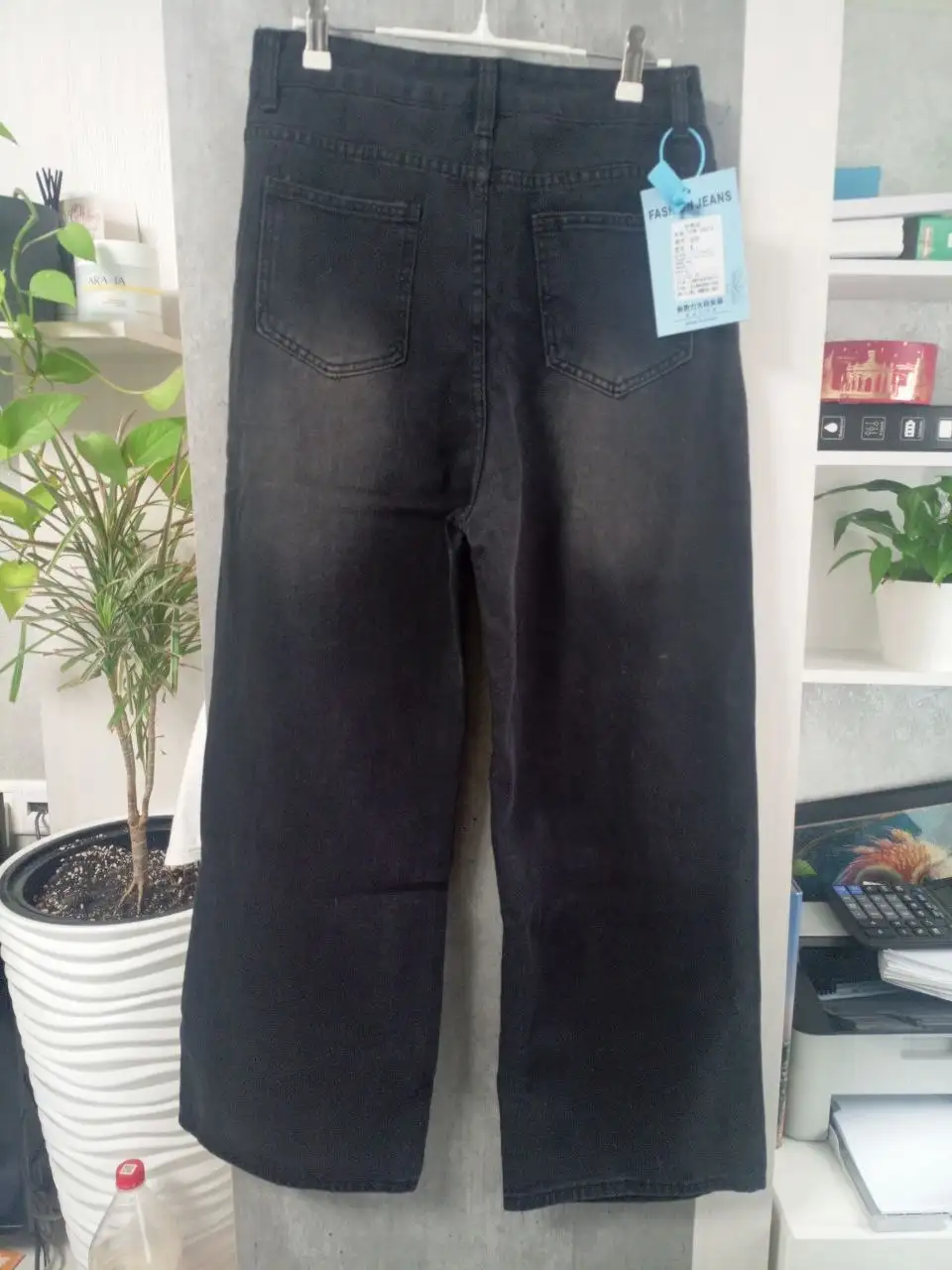 Джинсы с высокой посадкой палаццо размер L - Джинсы (Одежда) в Химки