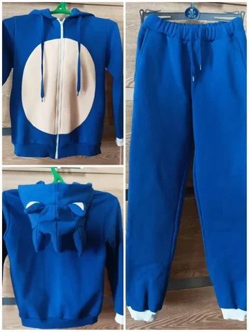 Костюм Соника с начесом, теплый, размер 36 - Карнавальные костюмы в Химки