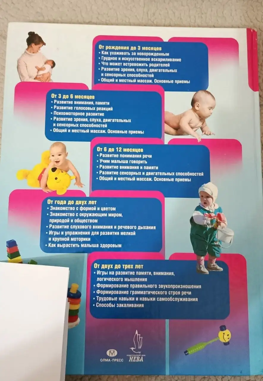 Энциклопедия для раннего развития детей от 0 до 3 лет - Книги для развития (Товары для детей) в Химки