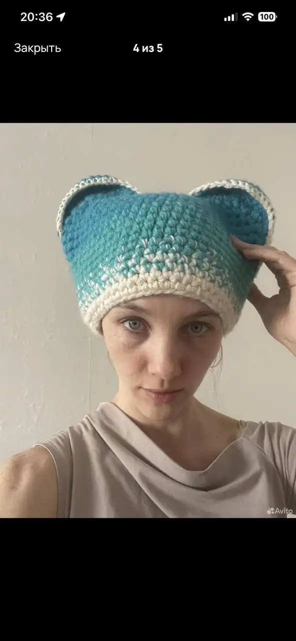 Шапка с утеплением в ушах 50-52 размер - Головные уборы (Одежда) в Химки
