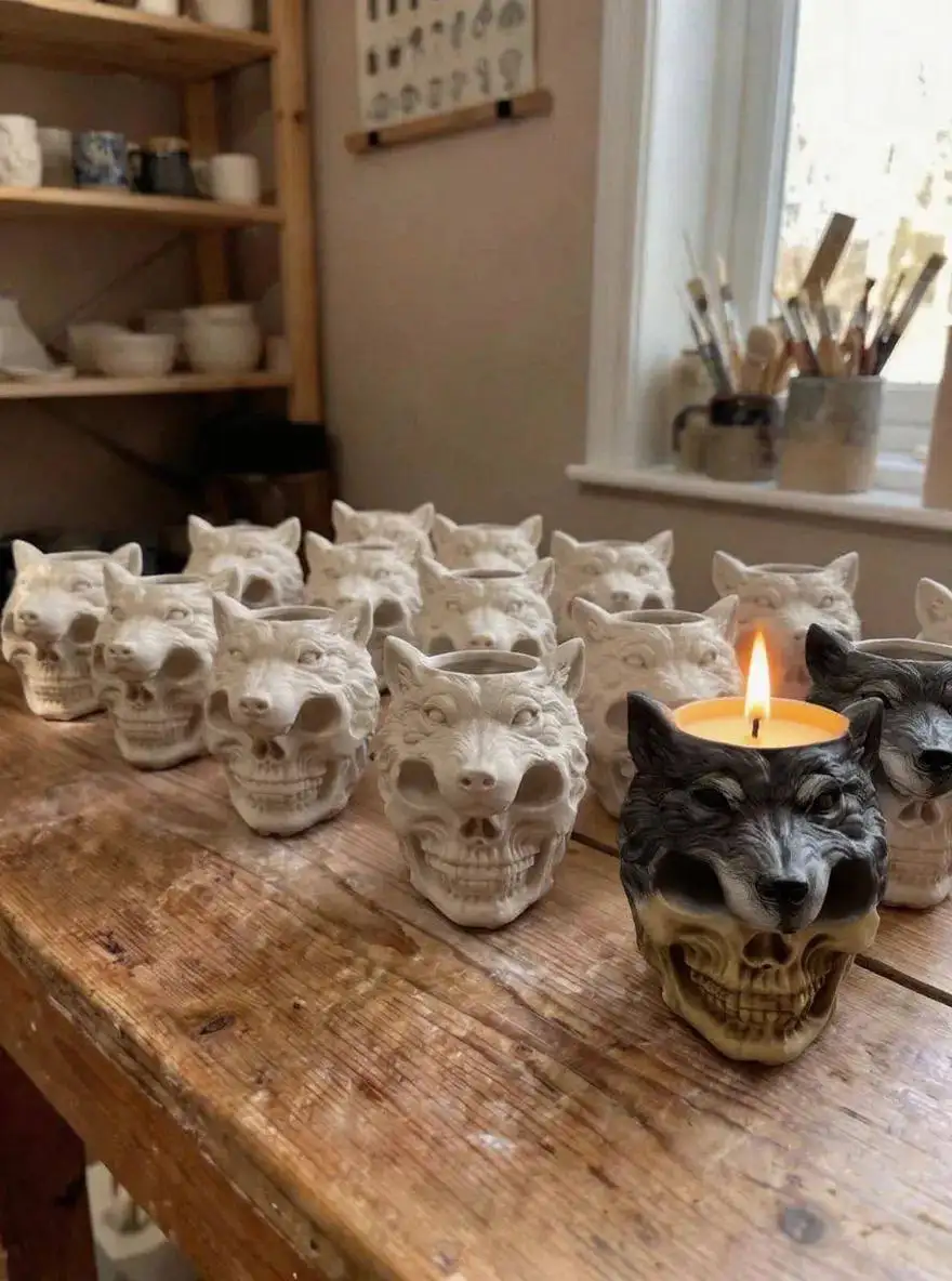 Декоративные подсвечники и вазочки ручной работы для свечеваров и домашнего декора - Хендмейд и декор (Барахолка) в Химки