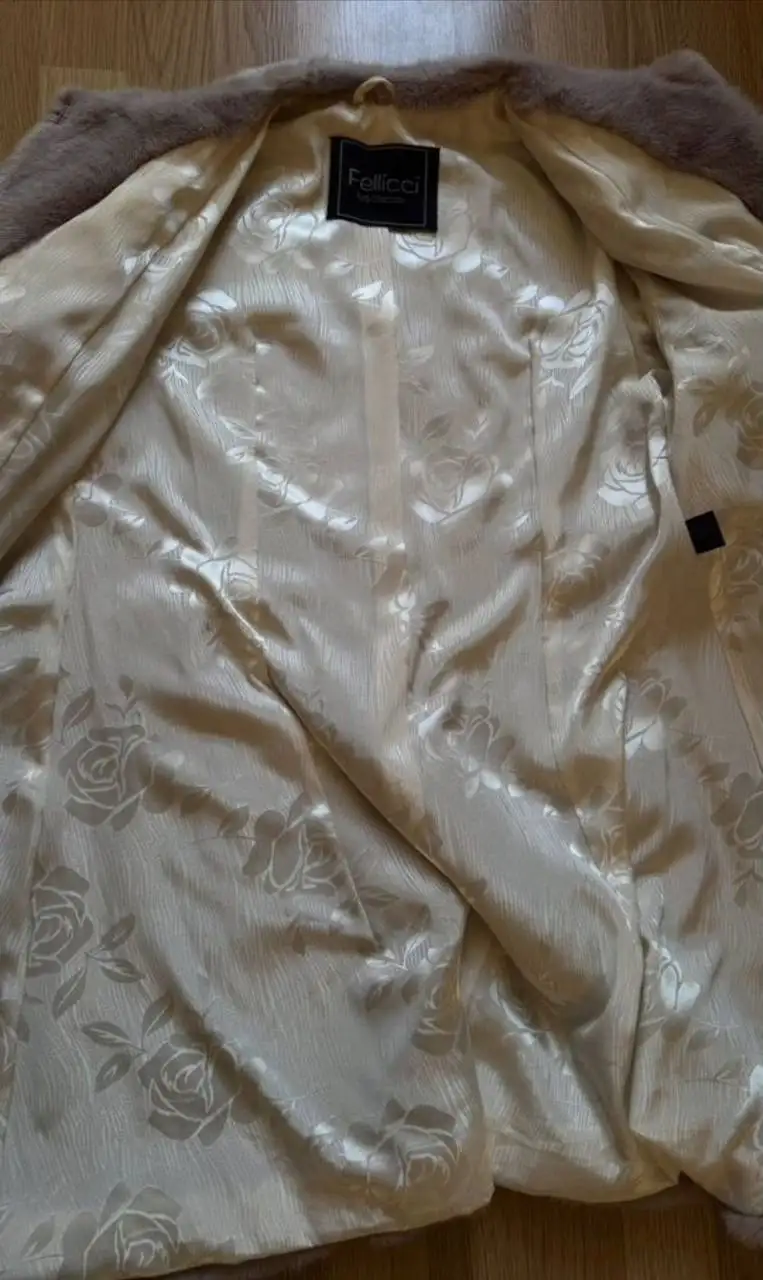 Шуба норковая Fellicci серо-сиреневого цвета - Верхняя одежда (Одежда) в Химки