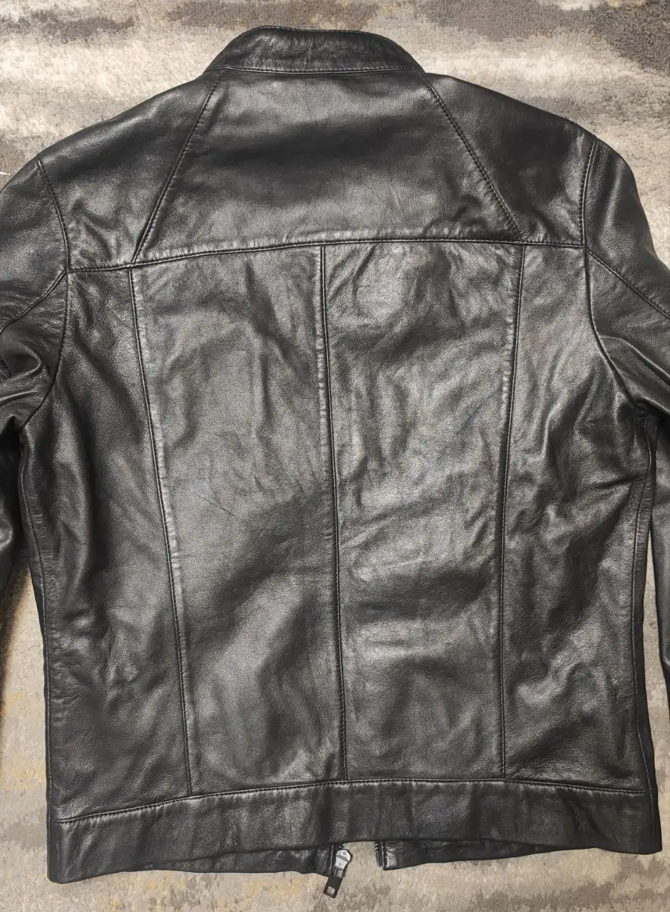 Куртка кожаная UF4M - Снежная Королева, размер 48 - Куртки (Одежда) в Химки