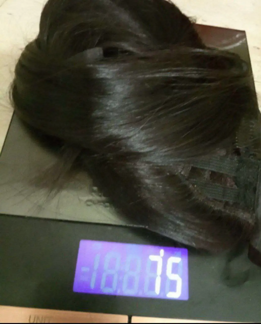 Натуральный хвост прямого волоса 60 см - Накладные волосы (Красота и здоровье) в Химки