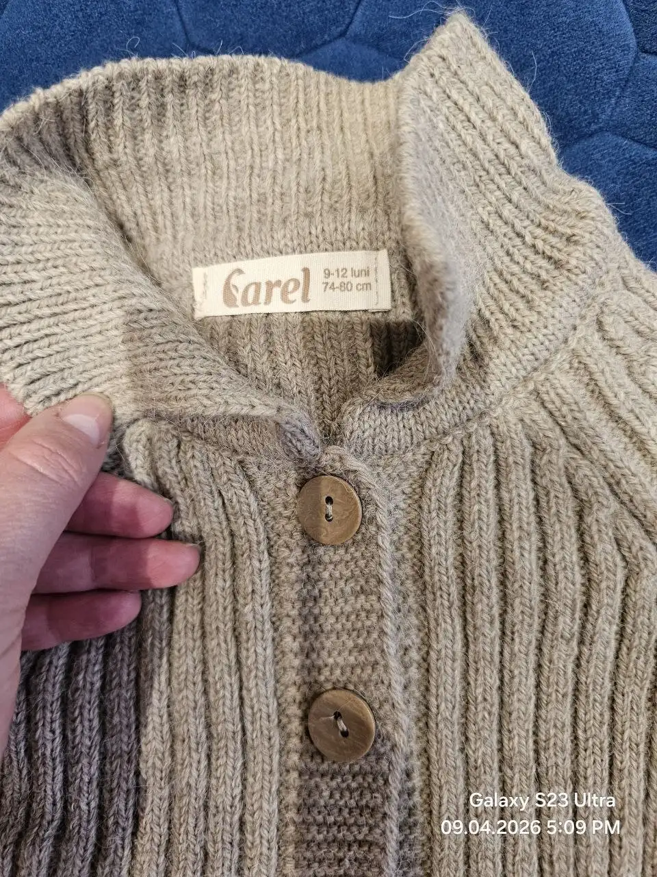 Вязаный костюм для мальчика 80 см - Одежда для детей (Товары для детей) в Неизвестно