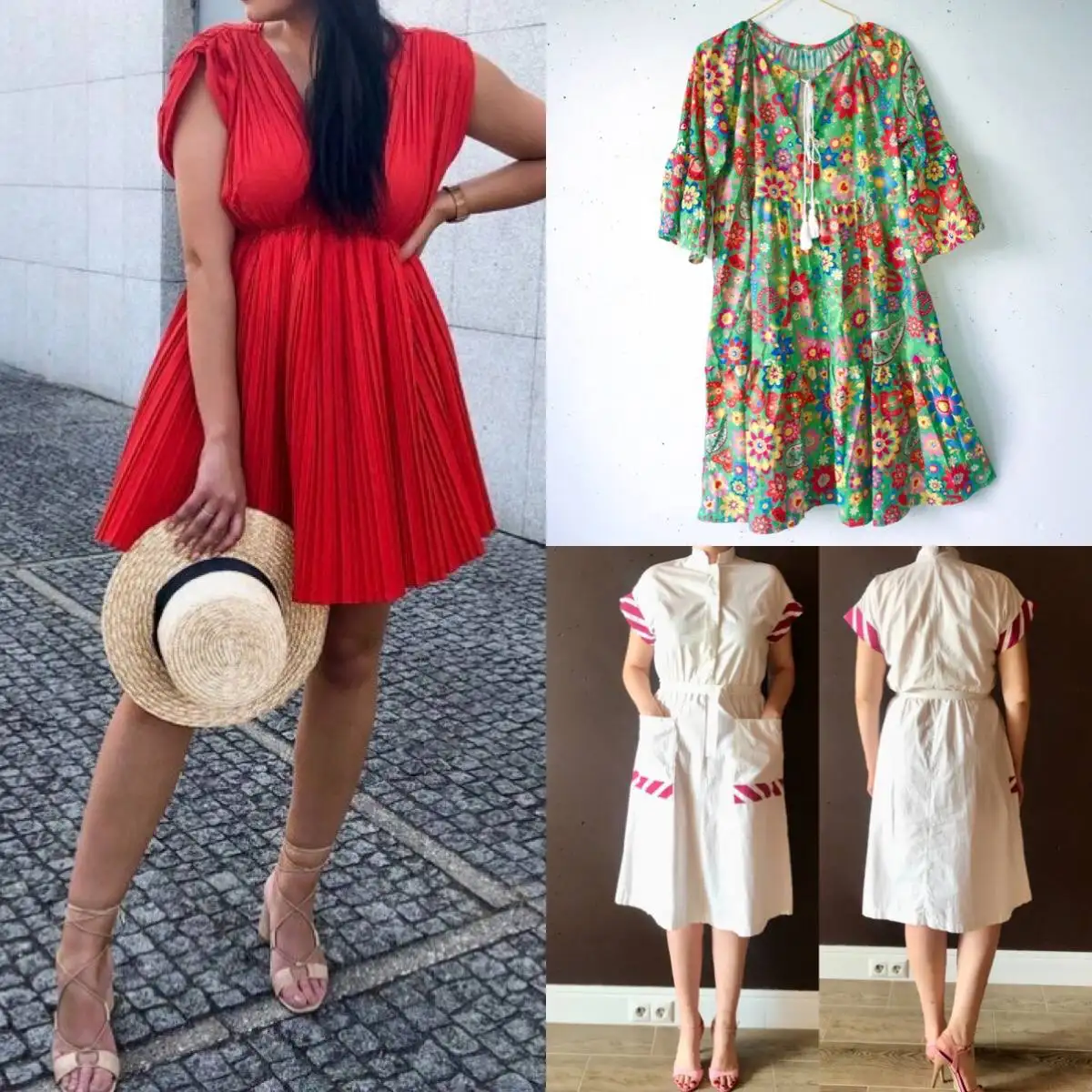 Платья б/у: Zara, летнее, белое - Платья (Одежда) в Химки