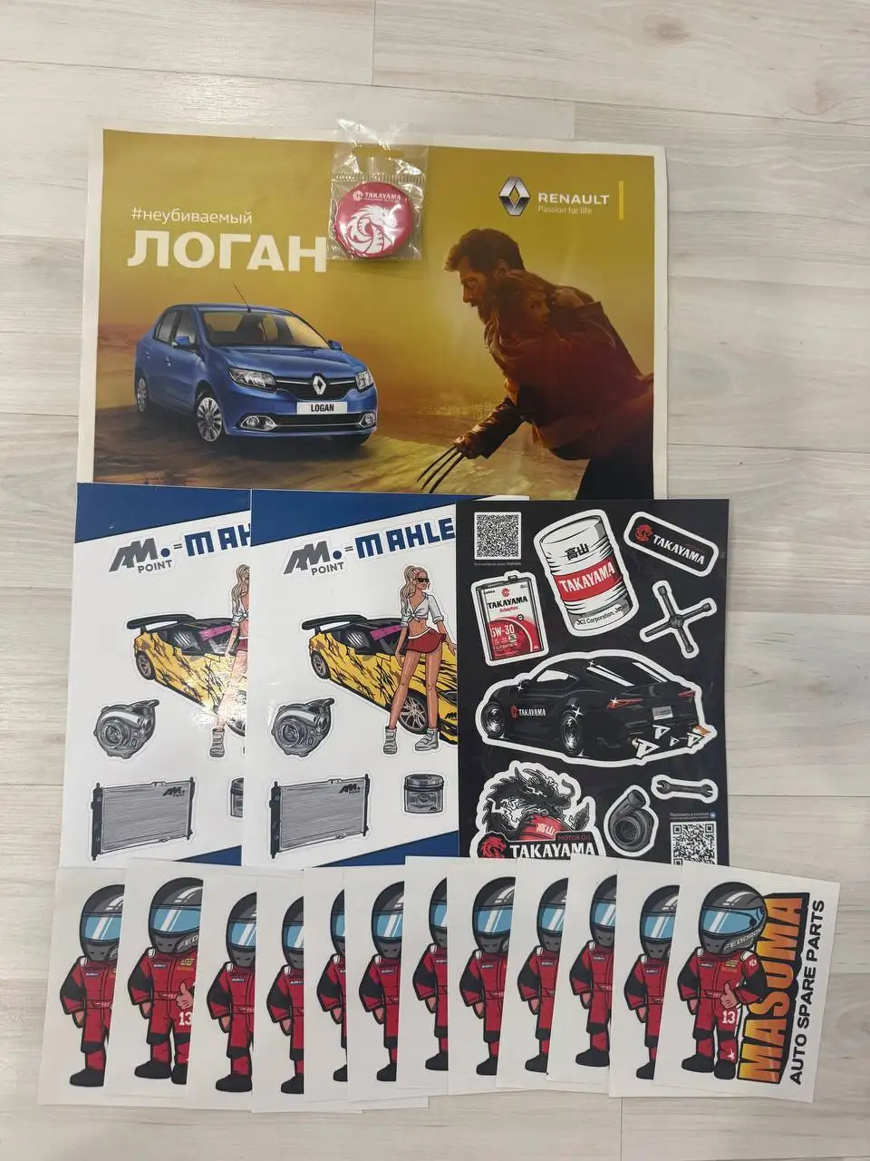 Наклейки на автомобильную тематику (гонки) - Аксессуары (Авто) в Химки