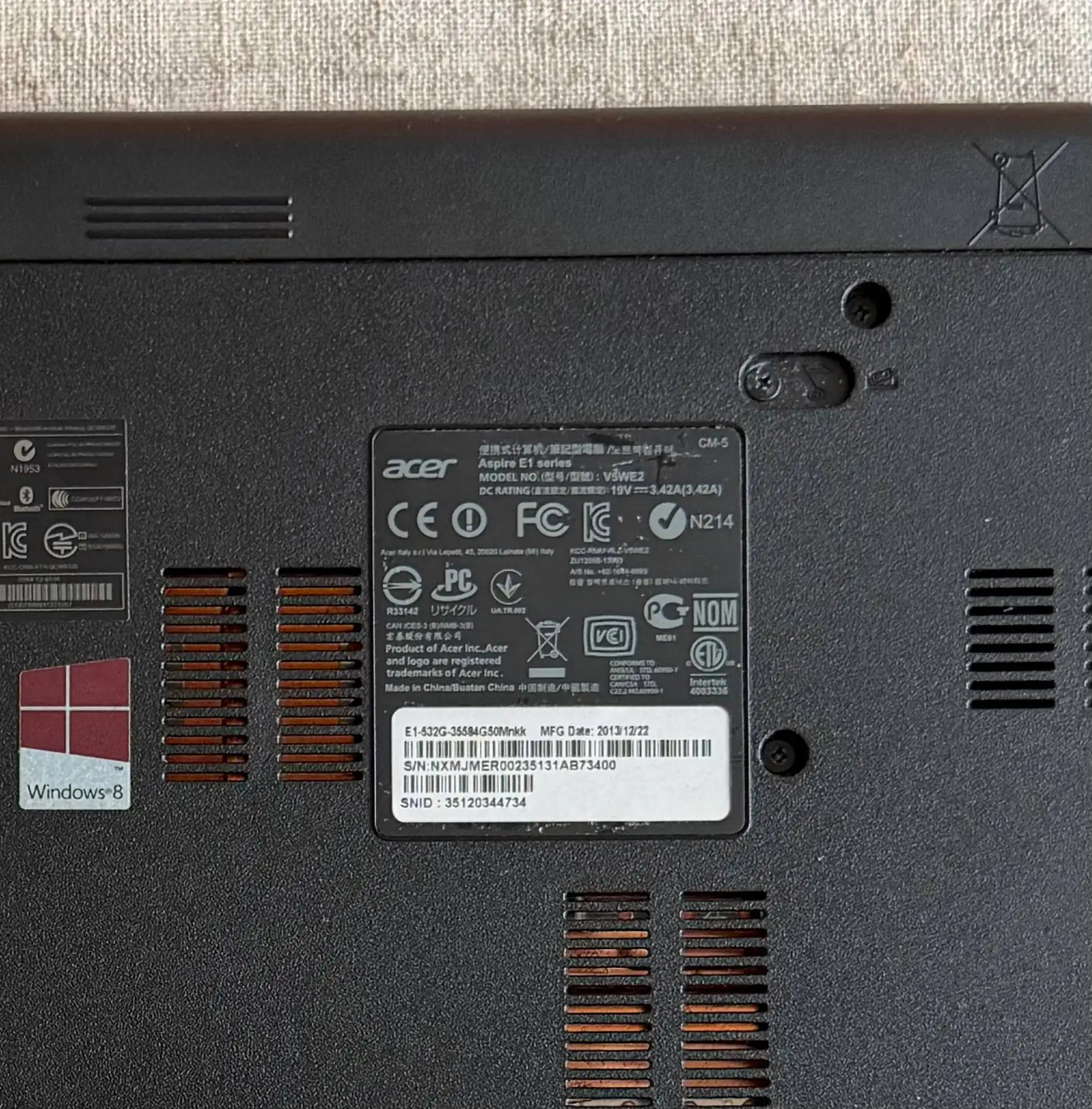 Ноутбук Acer на запчасти - Электроника в Химки