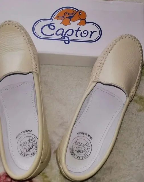 Мокасины женские Captor, 37, натуральная кожа - Обувь в Химки