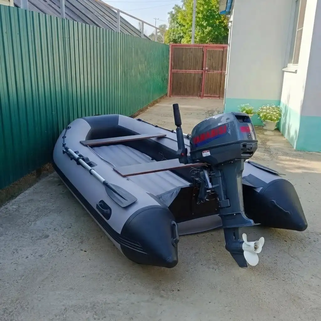 Надувная лодка Regatta 390 с мотором Kamisu - Лодочные моторы (Запчасти) в Химки