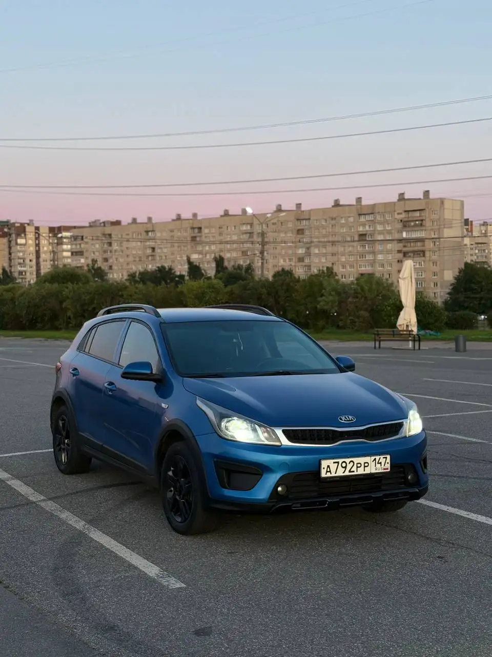 KIA RIO X-line 1.6 АТ 2019 года в хорошем состоянии - Легковые автомобили (Авто) в Санкт-Петербург