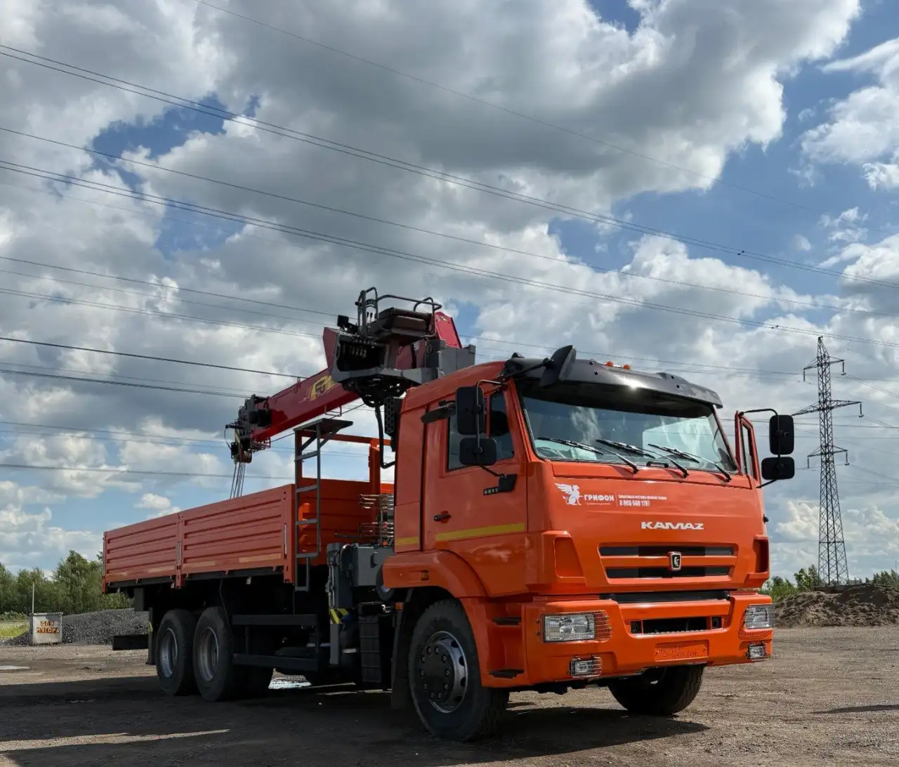Продажа КАМАЗ 65115-56 с КМУ - Грузовики (Авто) в Неизвестно