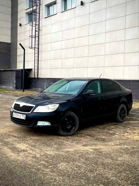 Skoda Octavia А5 Рестайлинг FL 2009 года - Регистрационные знаки/номера в Москва