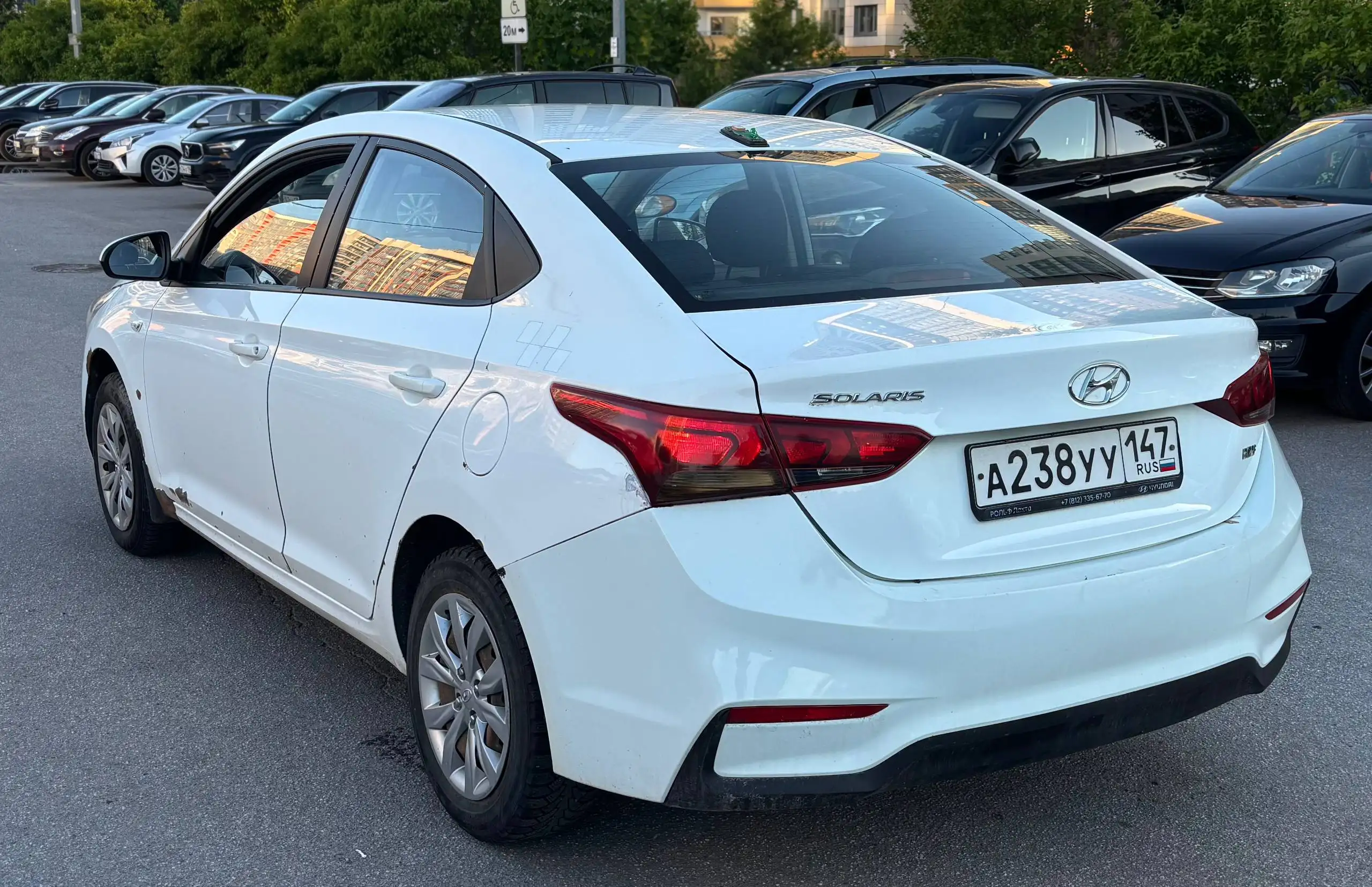 HYUNDAI SOLARIS 2018 с запретом - Легковые автомобили (Авто) в Санкт-Петербург