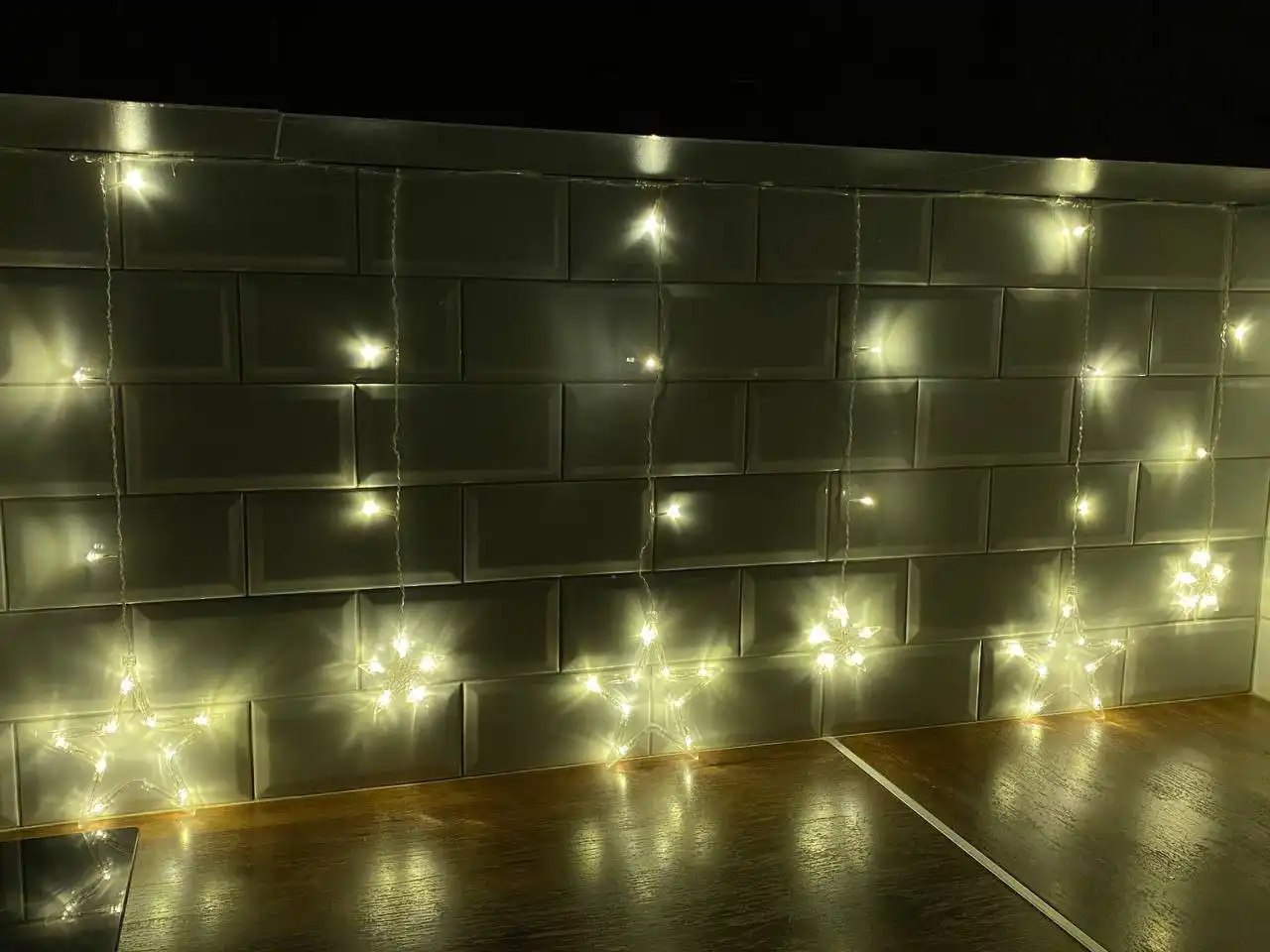 Гирлянда звёзды 3 метра новая в коробке