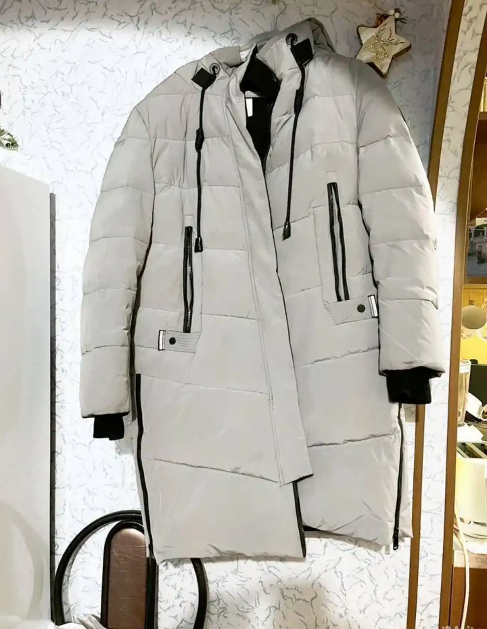 Женский пуховик 52 размер