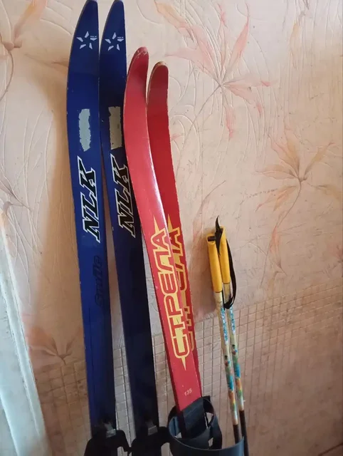 Детские лыжи с палками 5-9 лет - частное объявление в Ижевск
