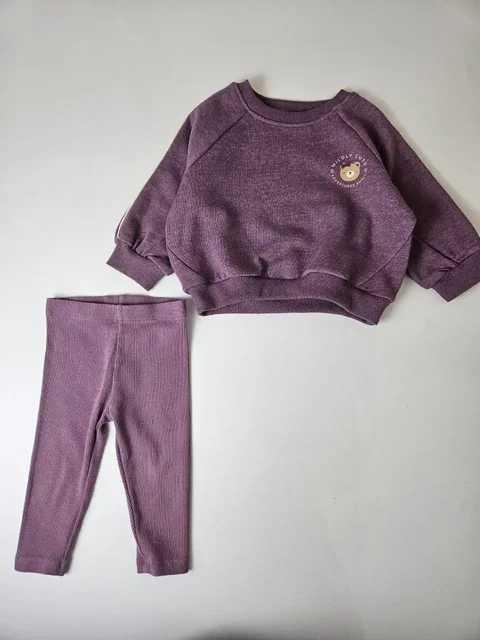 Детский свитшот и леггинсы в рубчик - Товары для детей в Неизвестно