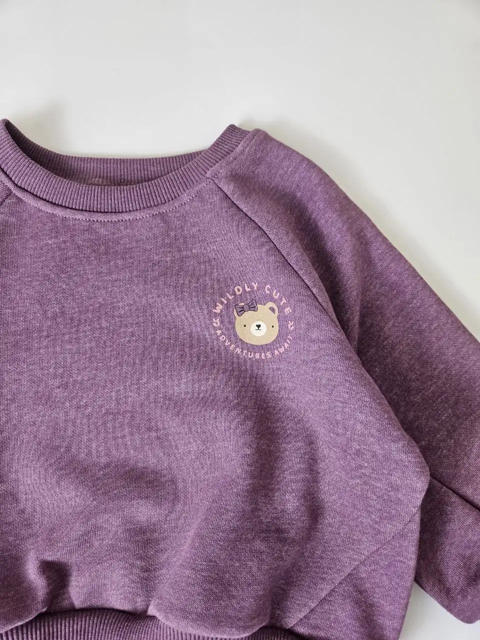 Детский свитшот и леггинсы в рубчик