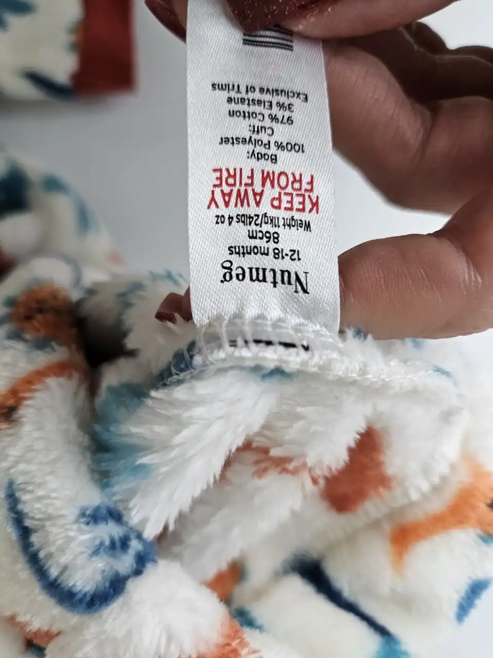 Меховой костюм, размер 86, Англия