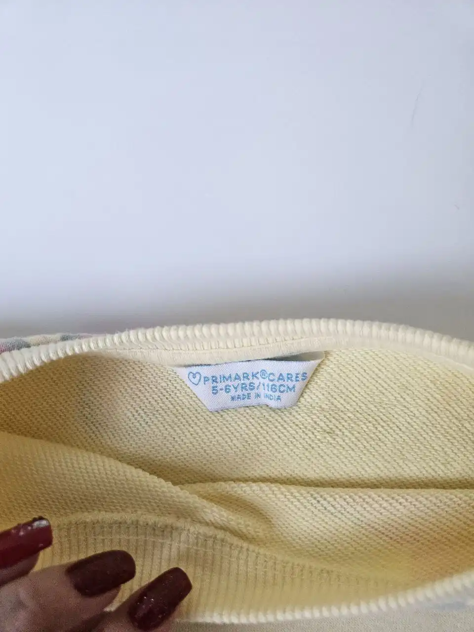 Свитшот детский размер 116