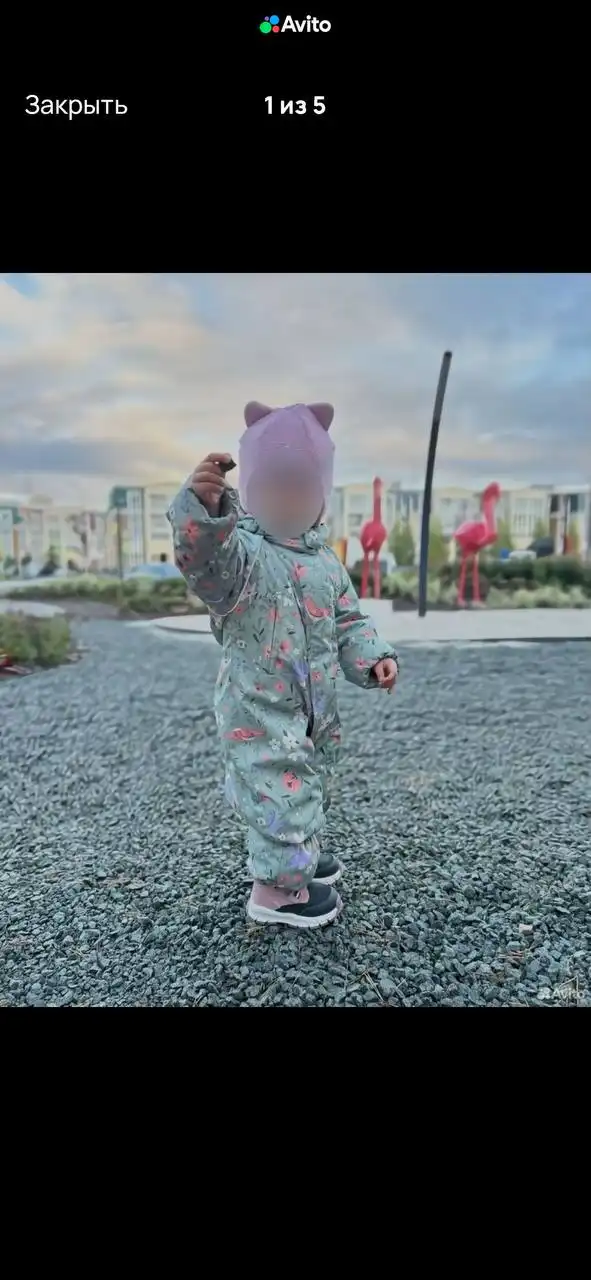 Продажа демисезонного комбинезона для девочки - Одежда (Товары для детей) в Неизвестно