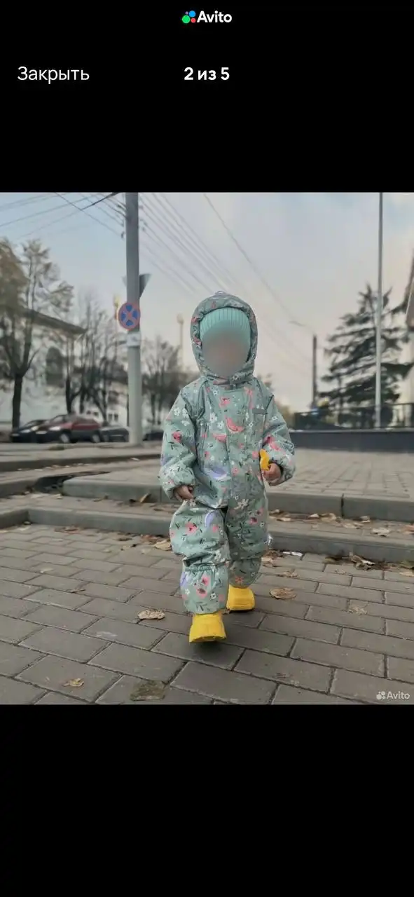 Продажа демисезонного комбинезона для девочки - Одежда (Товары для детей) в Неизвестно