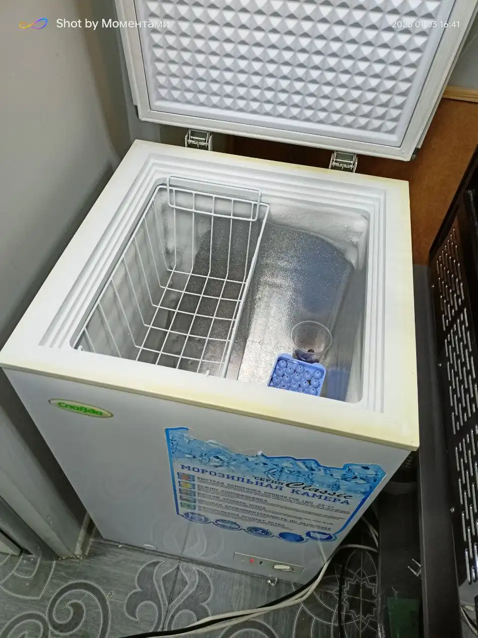 Морозильный ларь 110 л в хорошем состоянии
