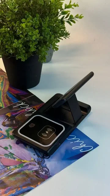 Беспроводная зарядка 3 в 1 для телефона, наушников и часов - Бытовая техника для волос в Казань