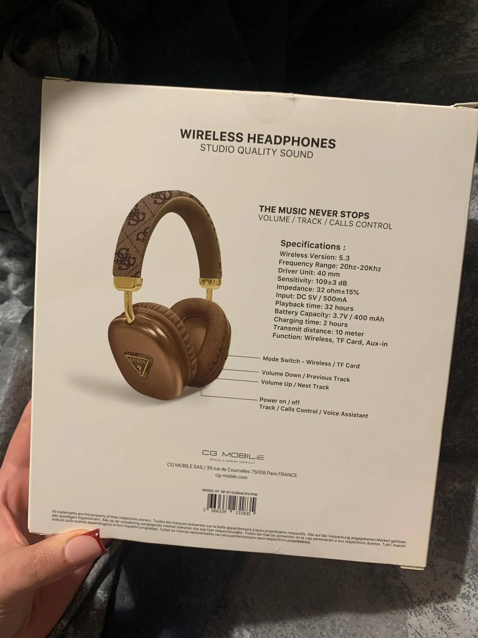 Наушники Guess оригинал - Наушники (Электроника) в Казань