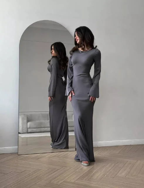 Новое платье графитового цвета - Двойки в Казань