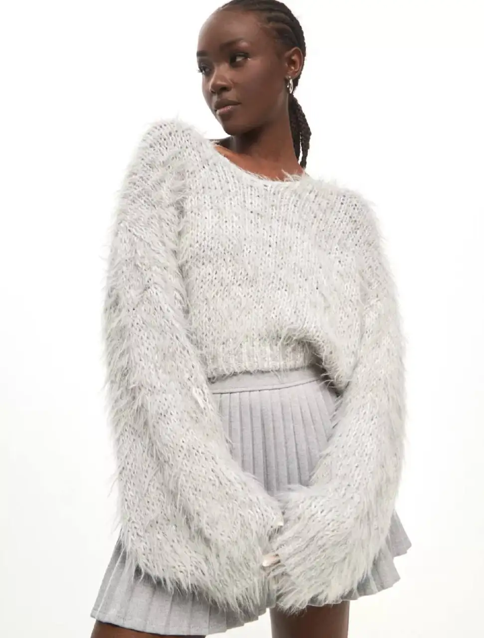 Вязаная кофта-толстовка ONE SIZE - Верхняя одежда (Одежда) в Казань