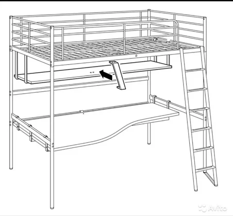 Продам кровать чердак Икеа - Для дома и дачи в Казань