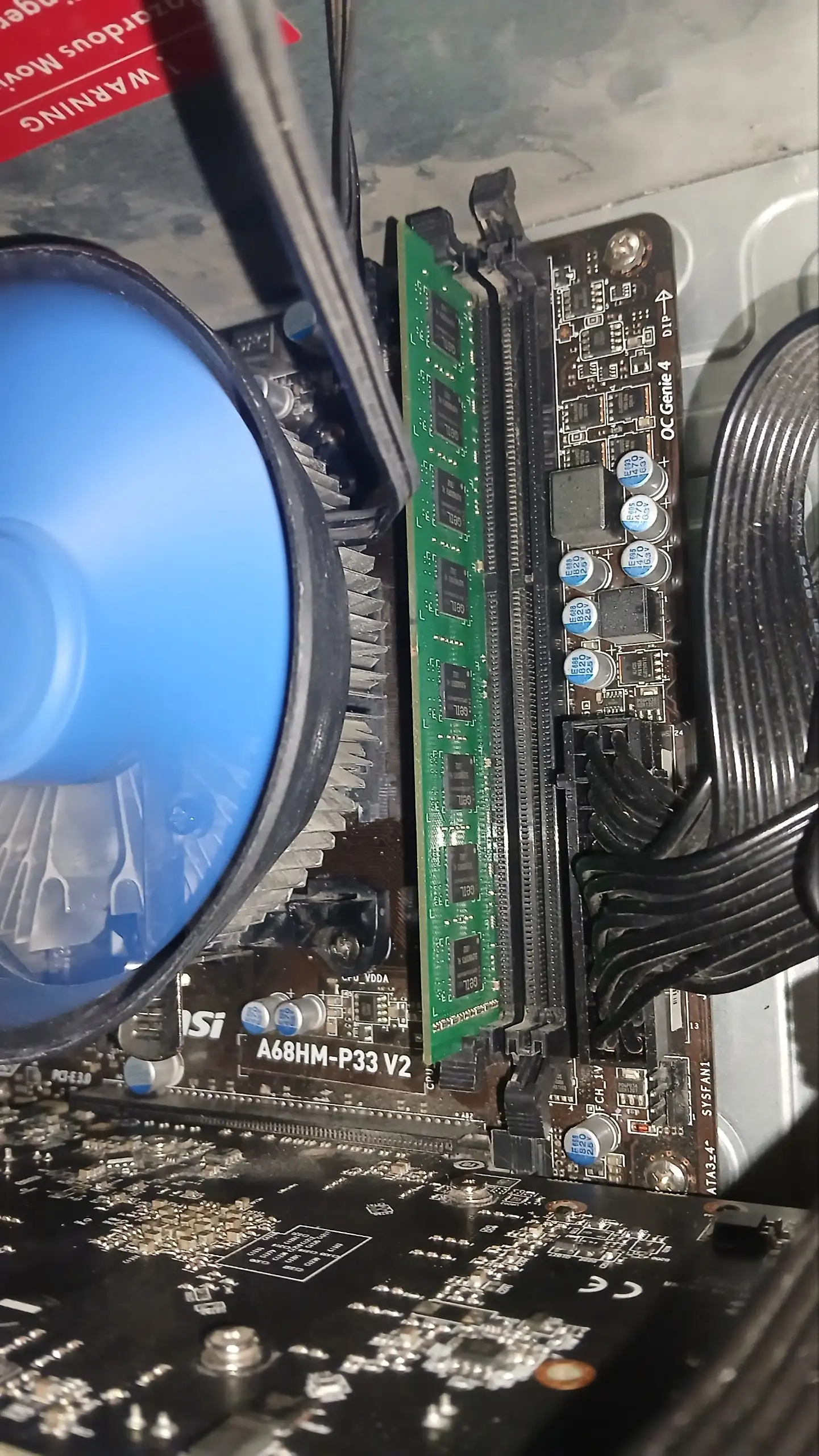 Продажа комплектующих ПК: материнская плата, ОЗУ DDR3 8 ГБ, процессор A10-6800K, кулер, видеокарта RX580 - Комплектующие для ПК (Электроника) в Казань