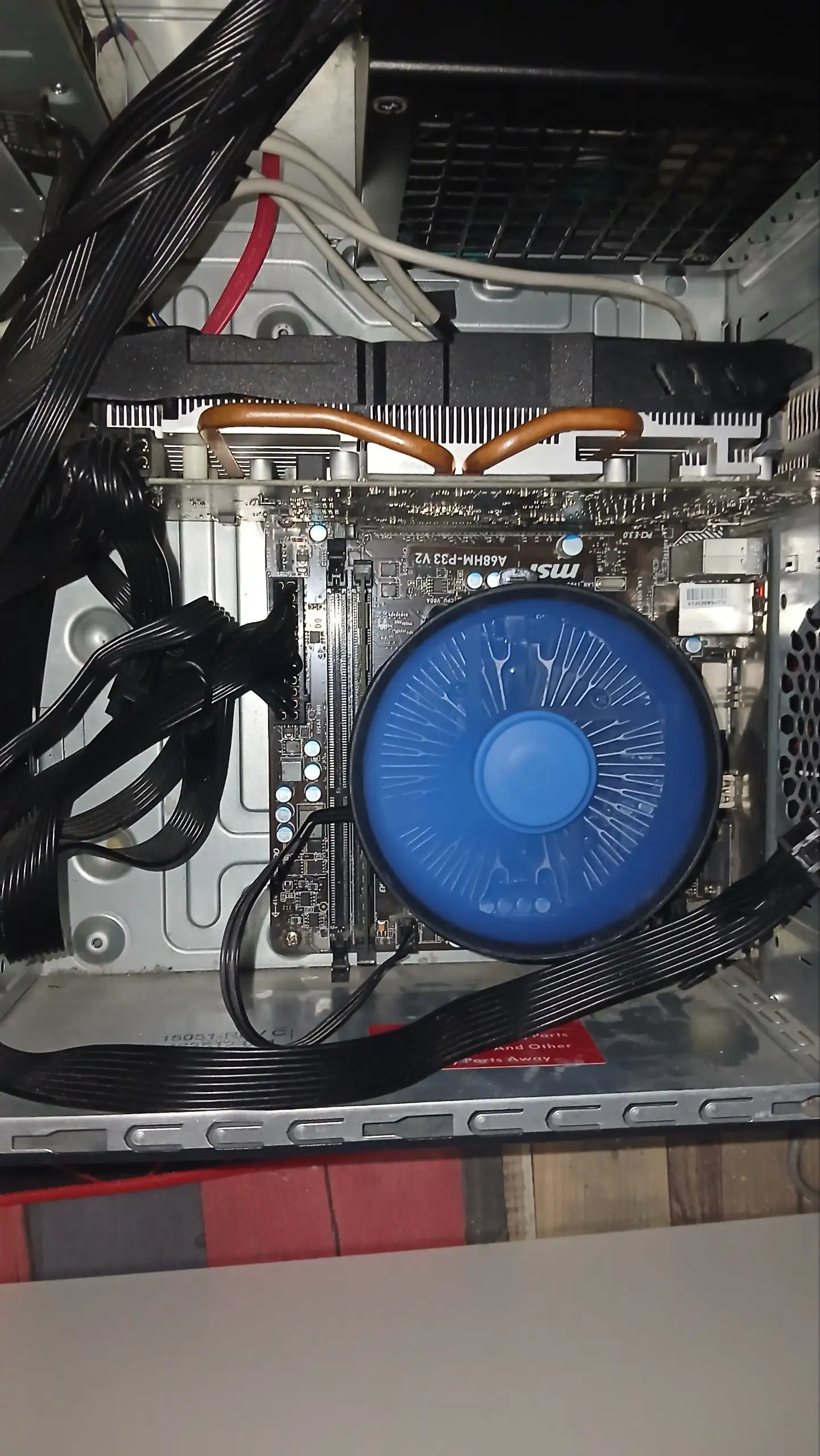 Продажа комплектующих ПК: материнская плата, ОЗУ DDR3 8 ГБ, процессор A10-6800K, кулер, видеокарта RX580 - Комплектующие для ПК (Электроника) в Казань