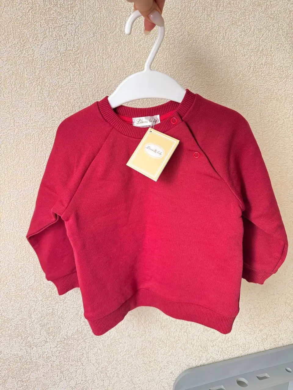 Толстовка/худи для малыша бордового цвета - Одежда (Товары для детей) в Казань