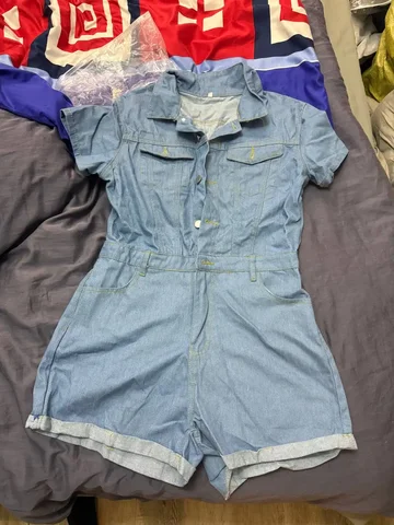 Продам комбез джинсовый, размер 46-48 - Верхняя одежда в Казань