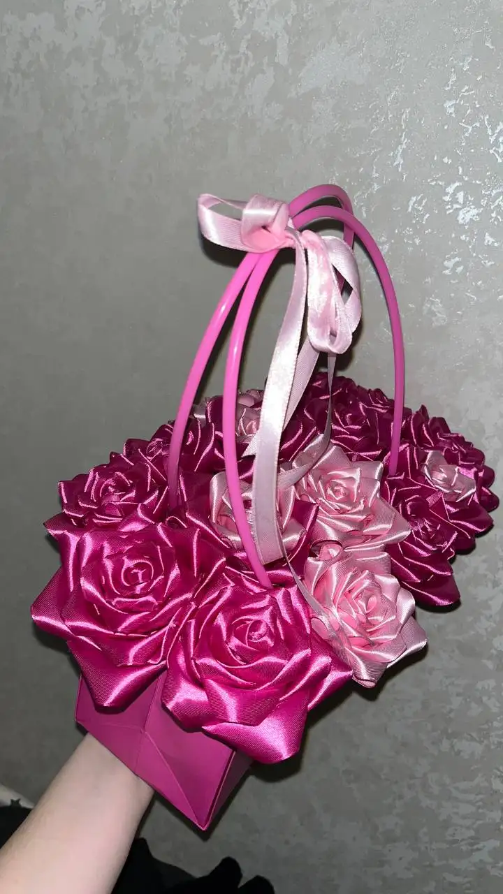 Продажа роз из атласных лент - Рукоделие (Барахолка) в Казань