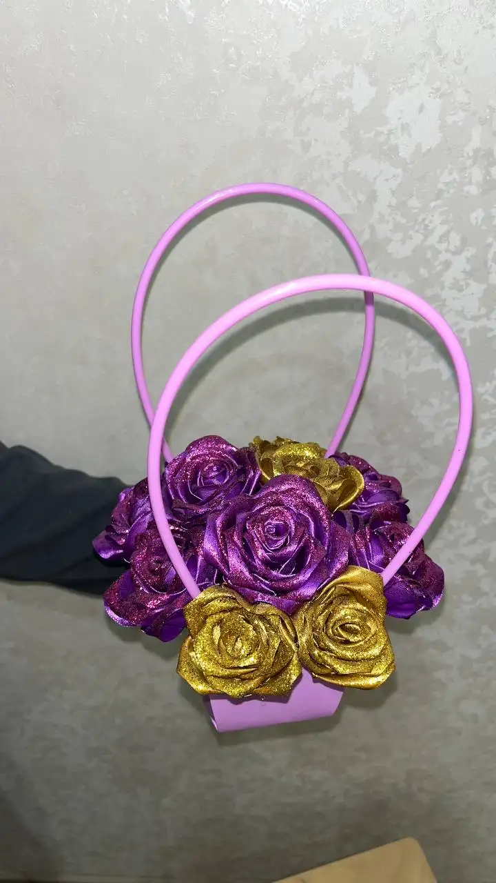 Продажа роз из атласных лент - Рукоделие (Барахолка) в Казань