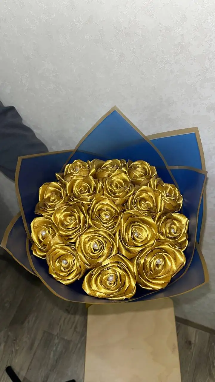 Продажа роз из атласных лент - Рукоделие (Барахолка) в Казань